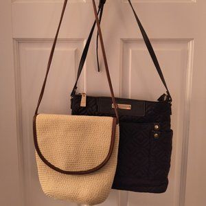 2-bags - Women's Crossbody Bags - 1-Talbots and 1-Adrienne Vittadini